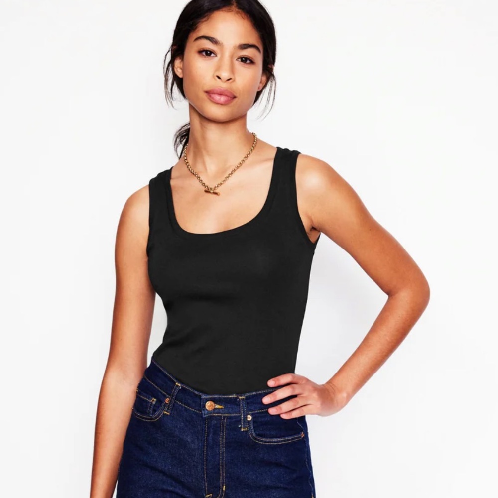 3 Boden Ribbed Tank Tops Bundle